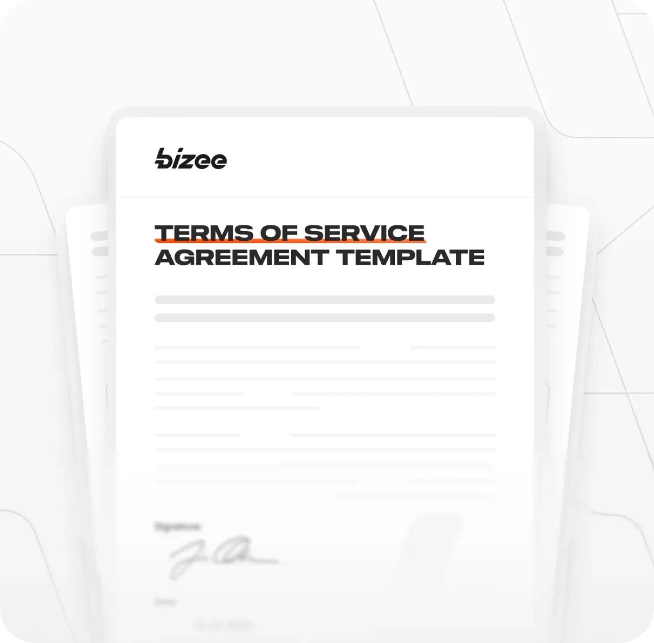 Terms Of Service Agreement Hero