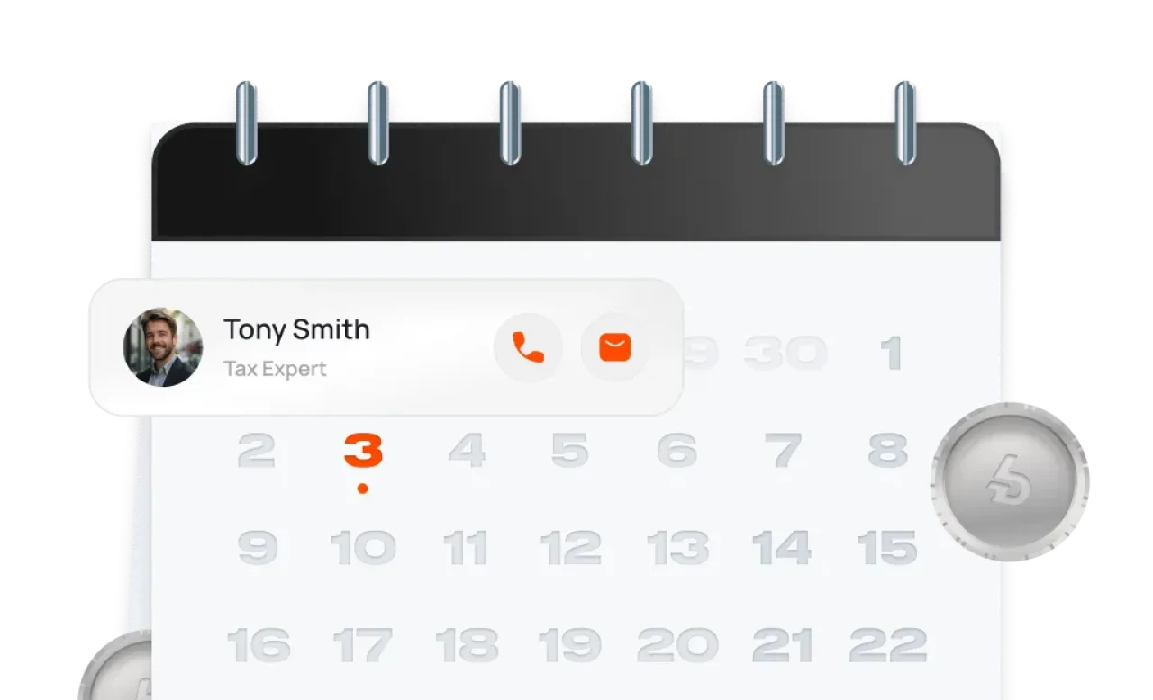 Calendar Appointment With Tax Expert Mobile