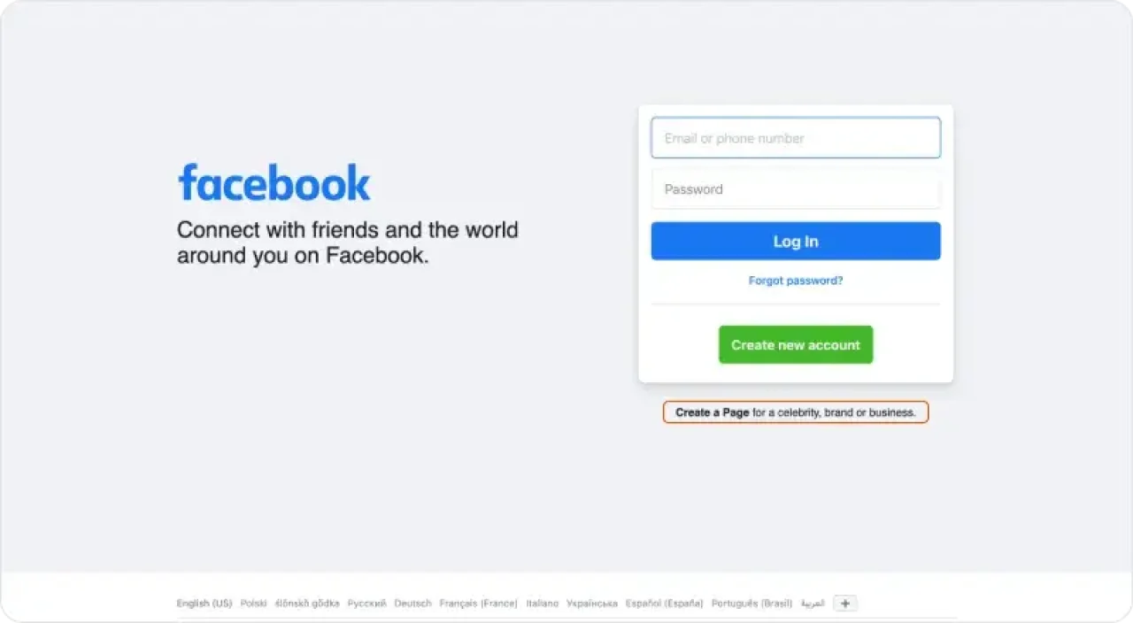 Create Page Facebook Tutorial 1