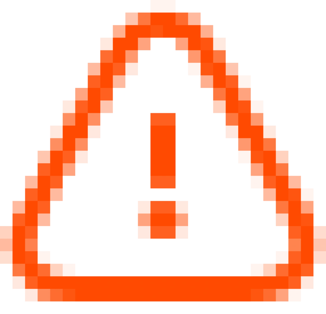orange alert triangle