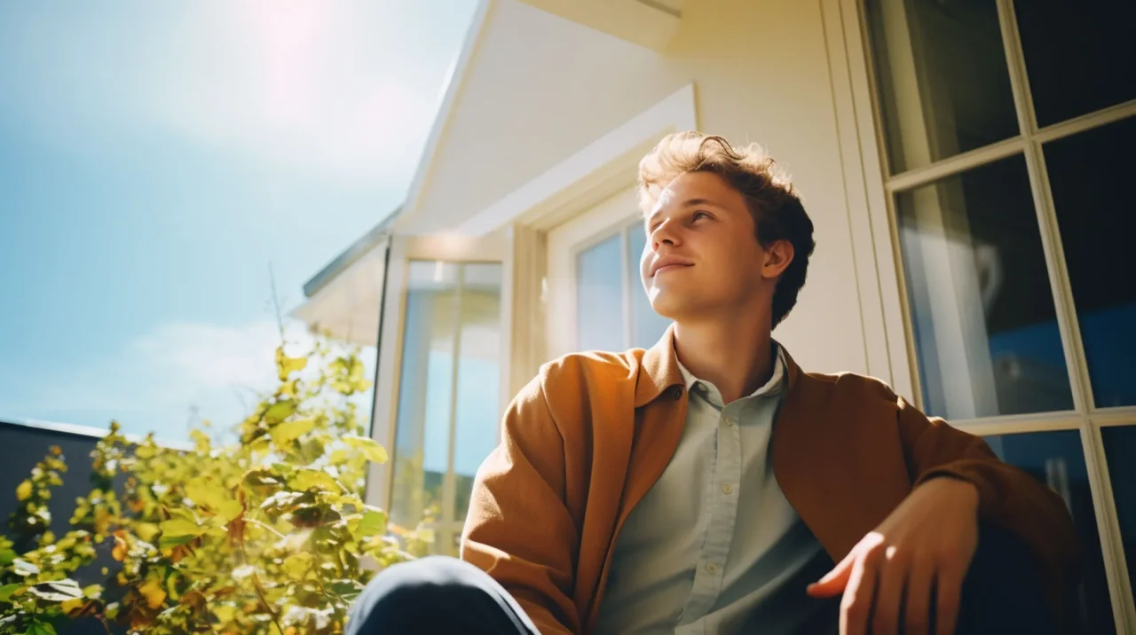 Young Man Sitting Home Dba Expiration