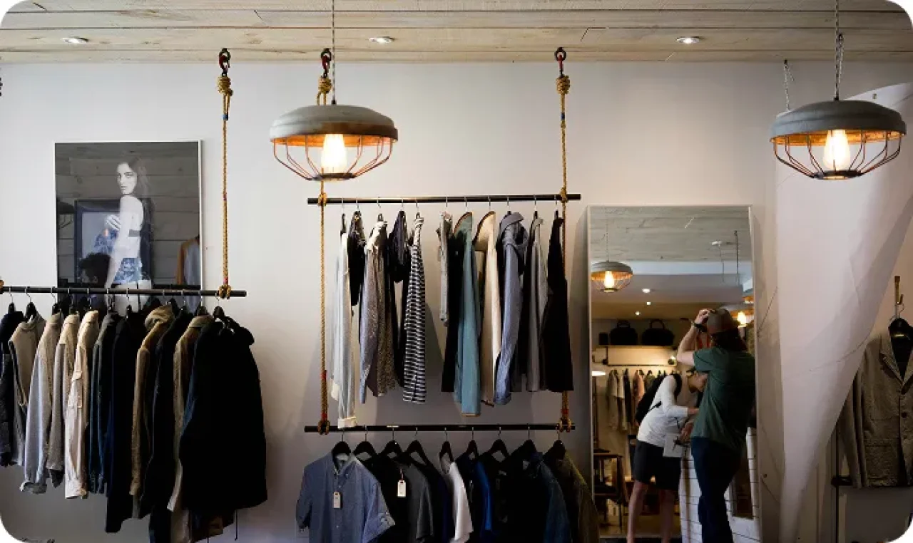 Modern Boutique Clothing Store Interior