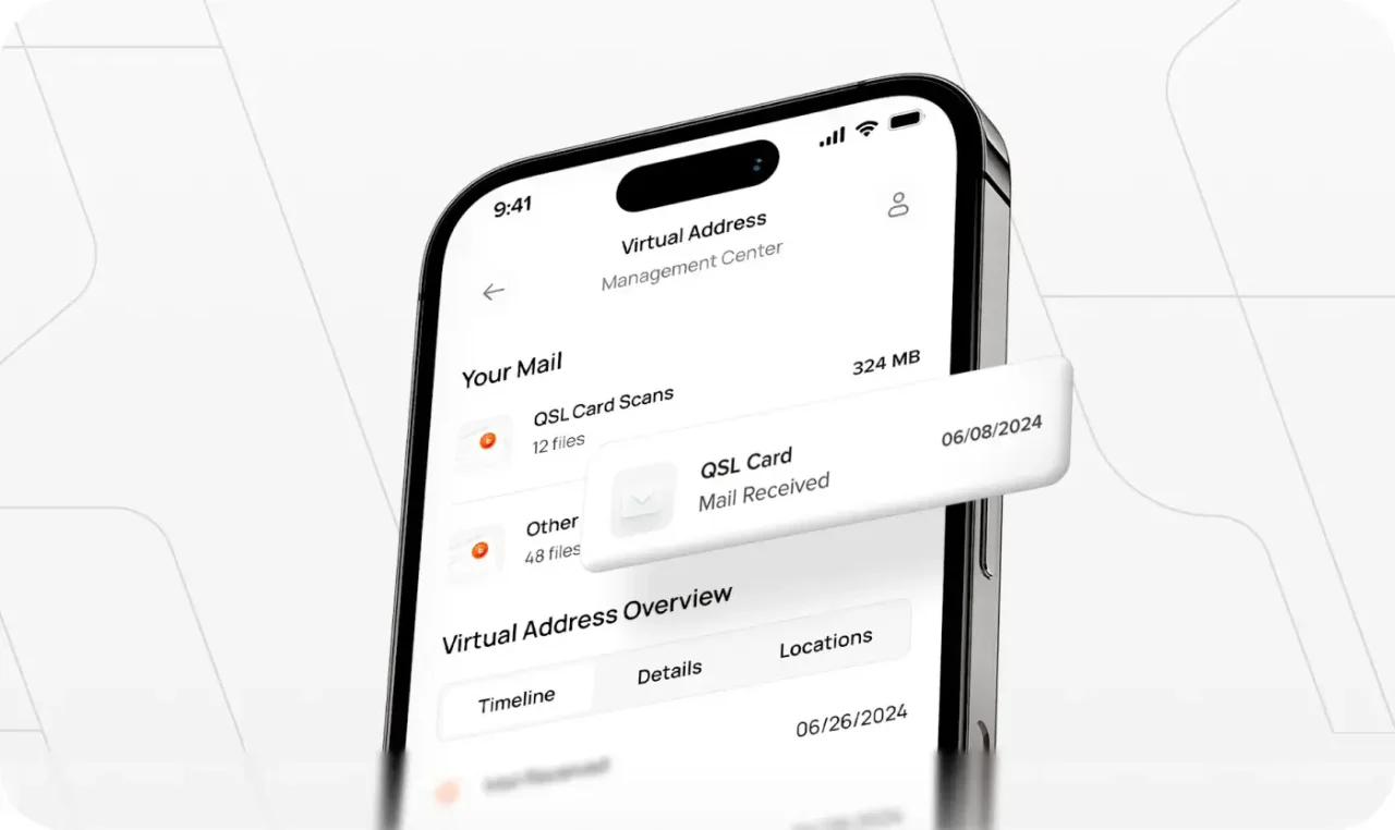 Ham Radio Virtual Mailbox App Ui