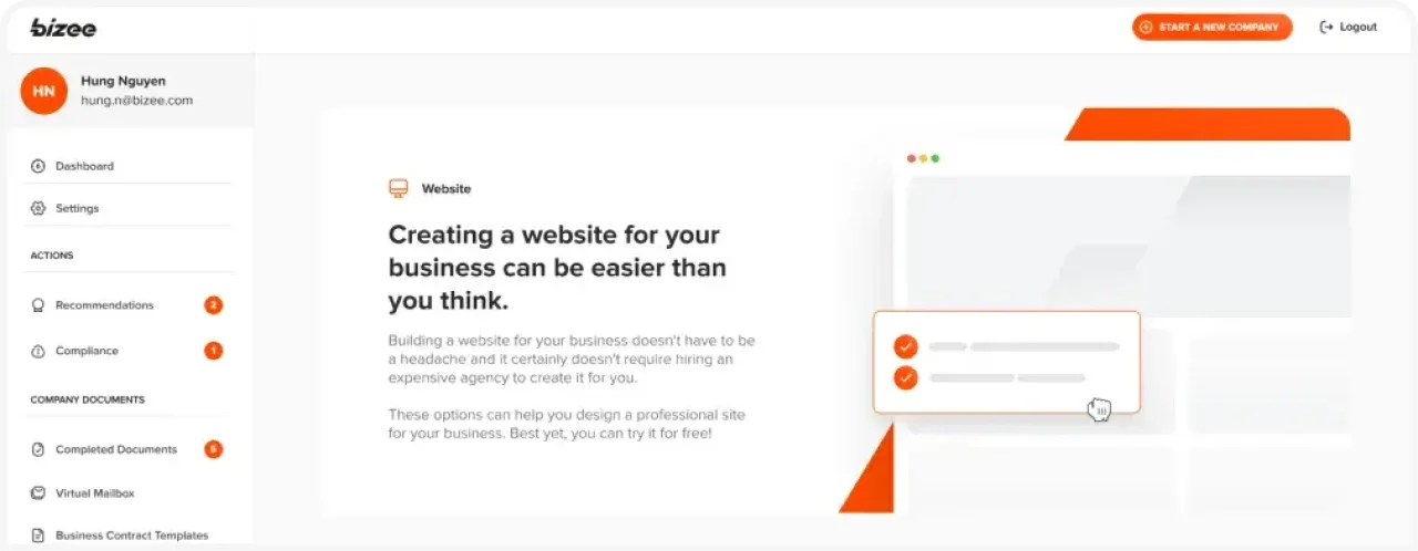 Bizee Dashboard Kv Scorp