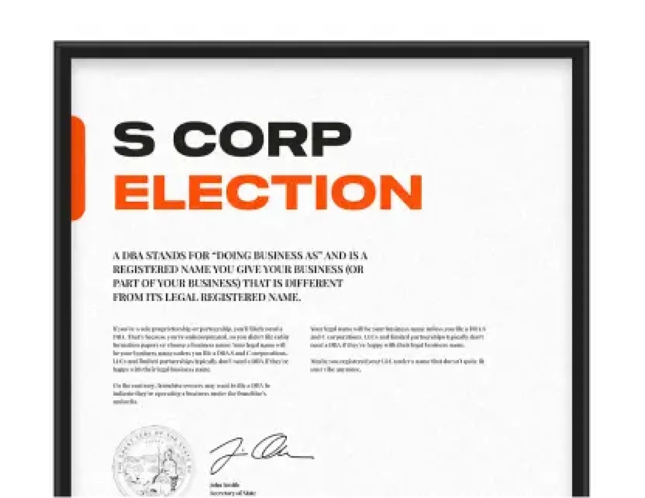 S Corp Election