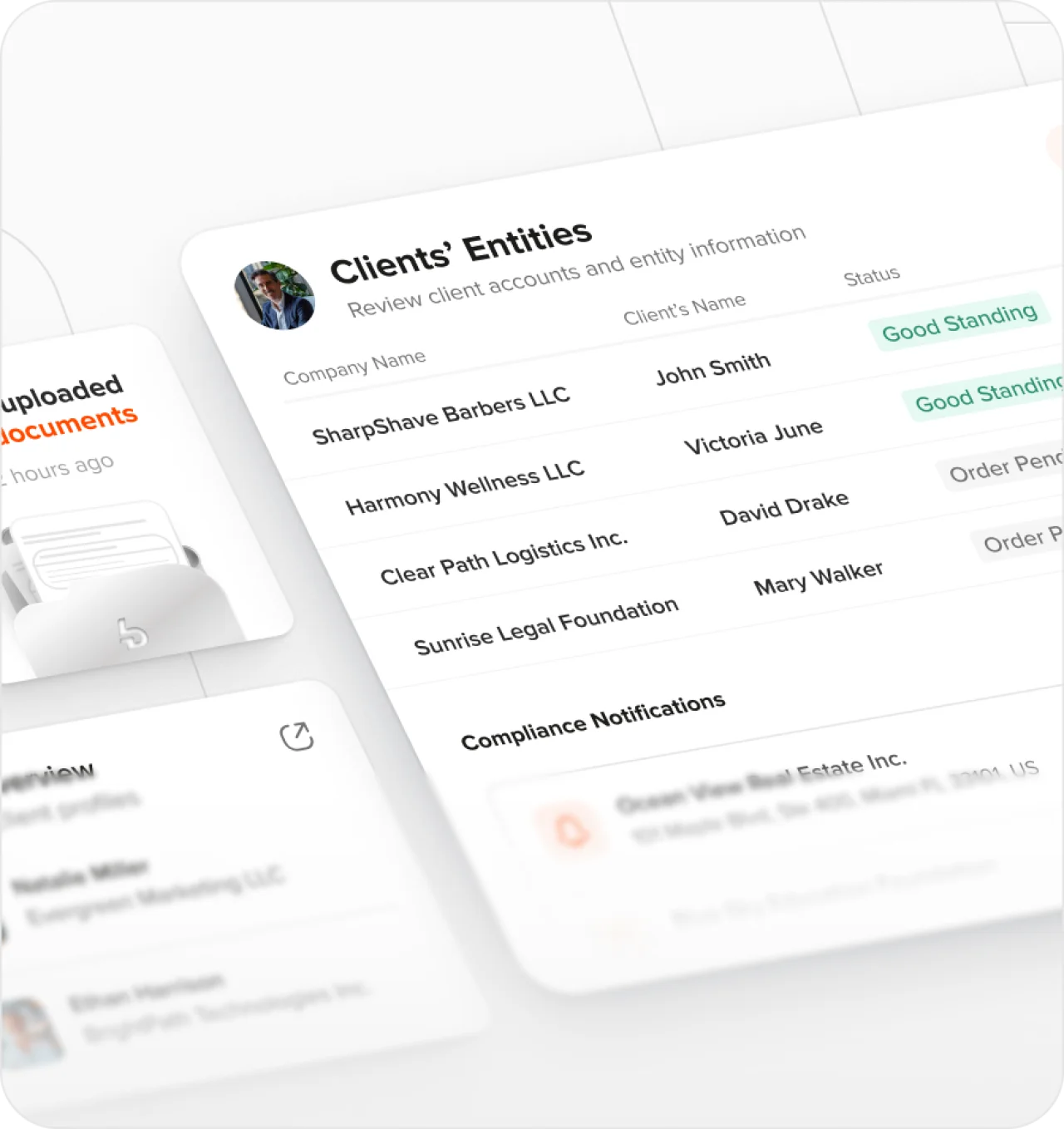 Dashboard Hero Professionals