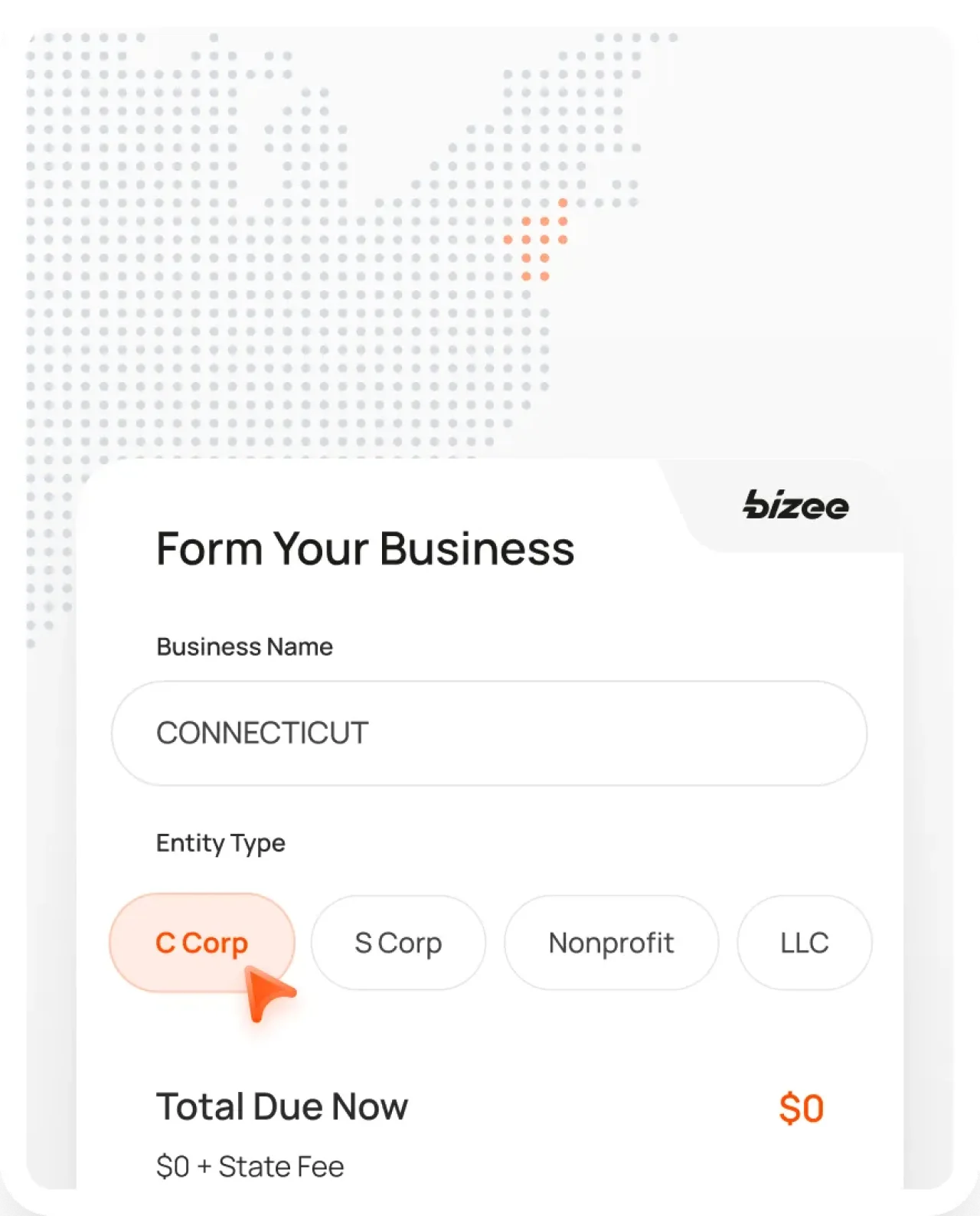 Connecticut Corp Map Mobile