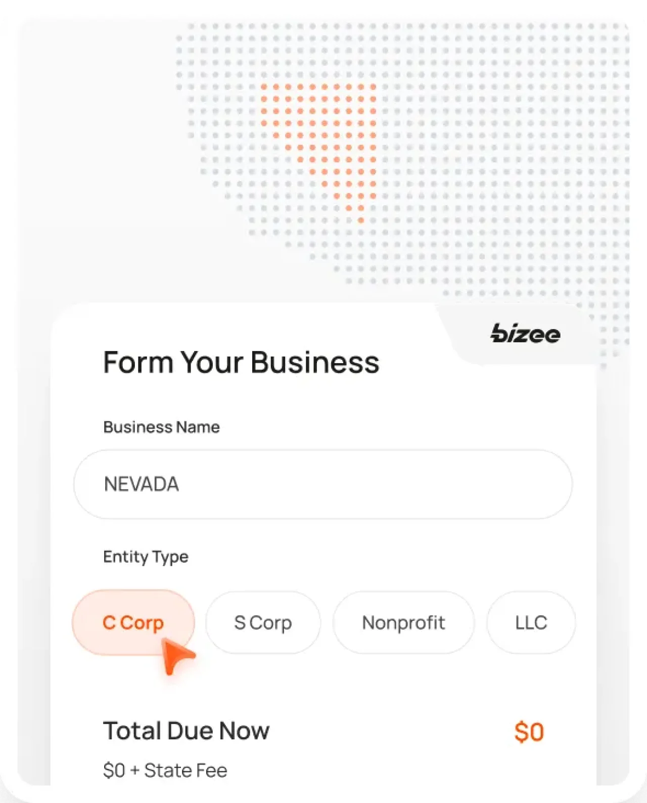 Nevada Corp Map Mobile