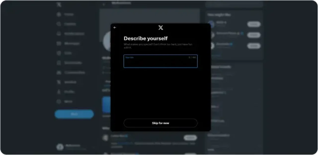 Setup X Twitter Account 13