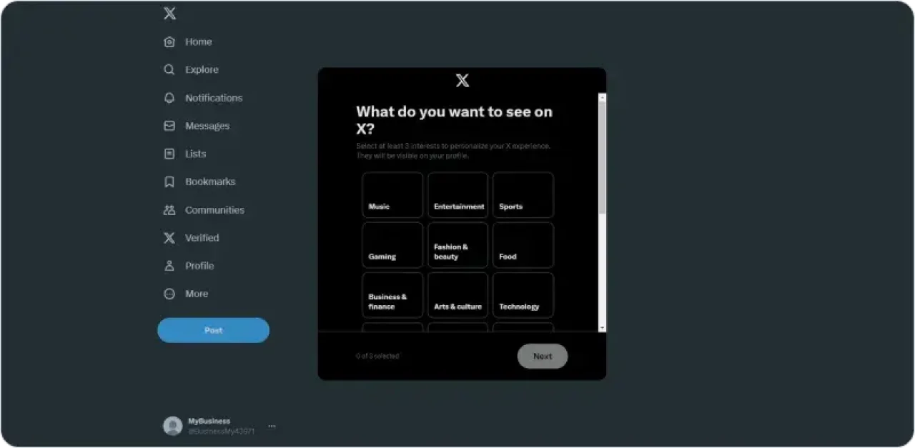 Setup X Twitter Account 9