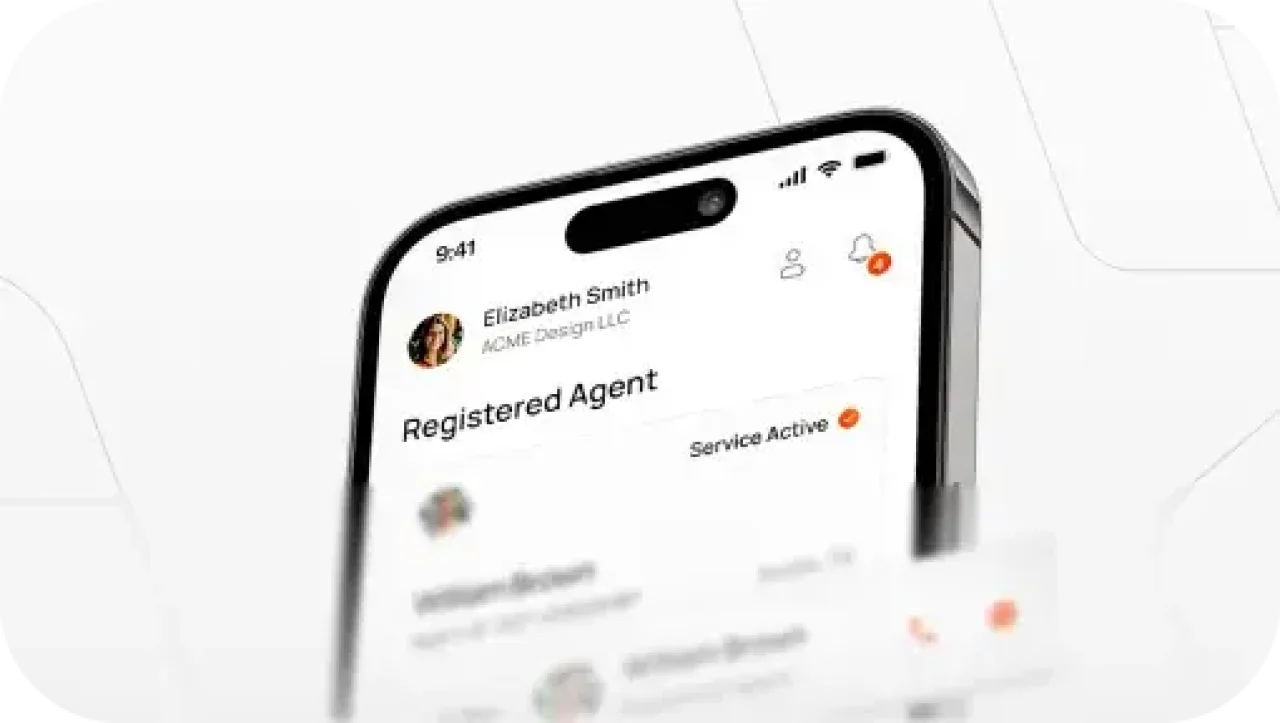 Registered Agent Info Mobile