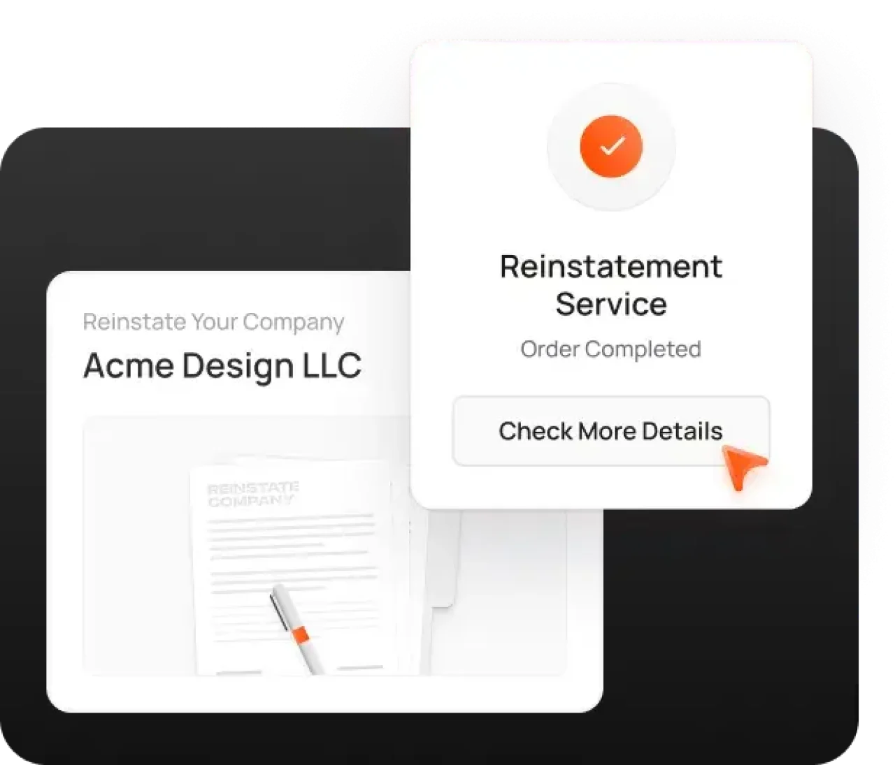 Reinstatement Service Confirmation Acme